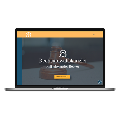 Ralf-Becker-Rechtsanwalt-Laptopansicht